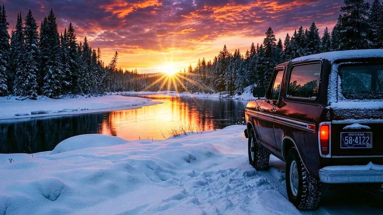 Route84FM – Evening Stillness | Cinematic Retro Ambient House for Night Drive, Focus & Calm