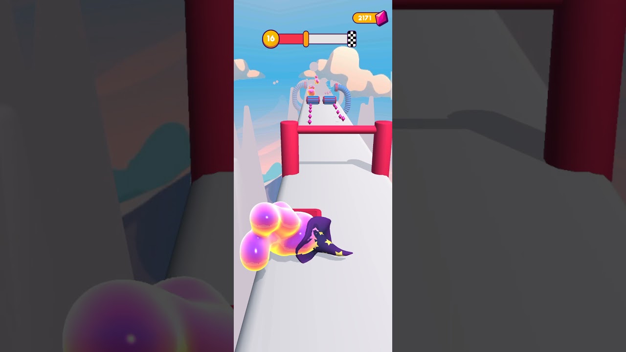 Blob Runner 3d (Part-16) Android Gameplay White A No Copyright song 