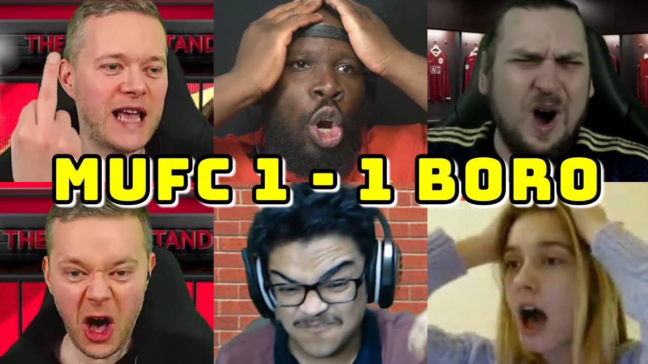 BEST COMPILATION | MAN UNITED VS MIDDLESBROUGH 1-1 | LIVE WATCHALONG MUFC FANS CHANNEL | FA CUP