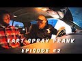 He Throws Up!!! Best Fart Spray Prank Ever!