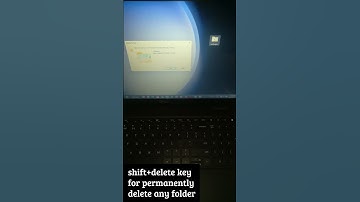 Delete permanently any folder shortcut key #laptop #shortcut #trendingshorts #shorts #delete #folder