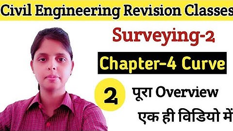 Surveying-2 | Chapter-4 (Curve) | Part-2 | Revision Class | Civil Engineering By Success Path
