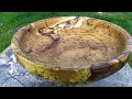 Woodturning burl.Большое блюдо из капа акации.