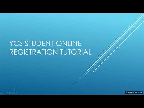 New Student Registration Tutorial
