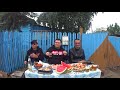 Застолье гулянка в честь приезда в ЧУЛЫМ праздник пьянка