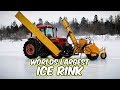 Flooding the Worlds Largest Ice Rink (8 km long!) with a 60 foot wide Zamboni