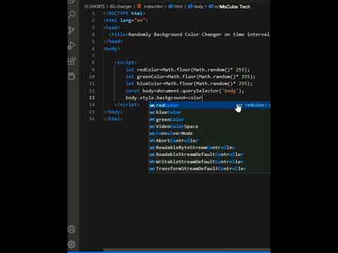 Background Color Change