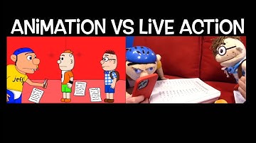 SML Movie: Jeffy’s Text Message Live Action + Animation Side by Side!