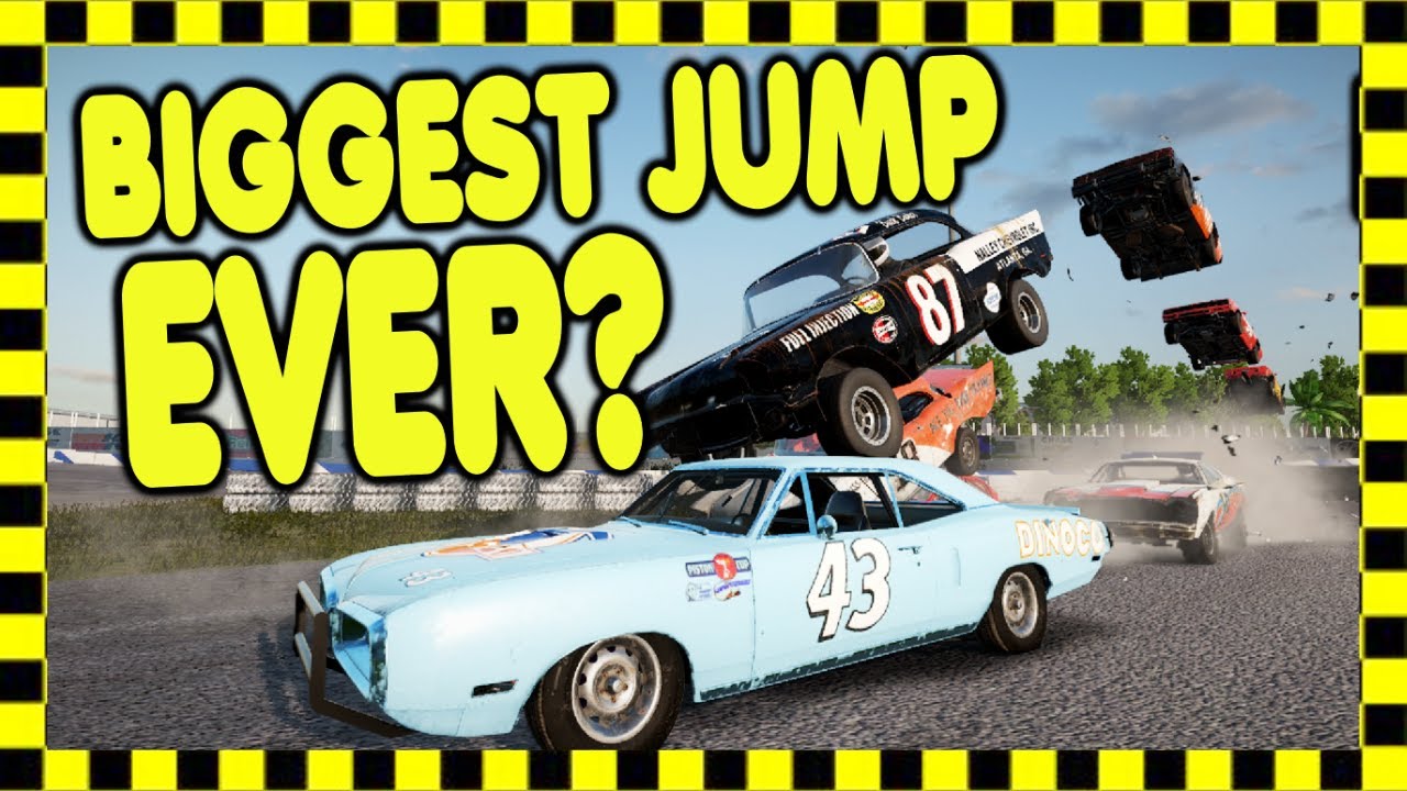 Wreckfest Mods **Stockton Big Jump** Gameplay