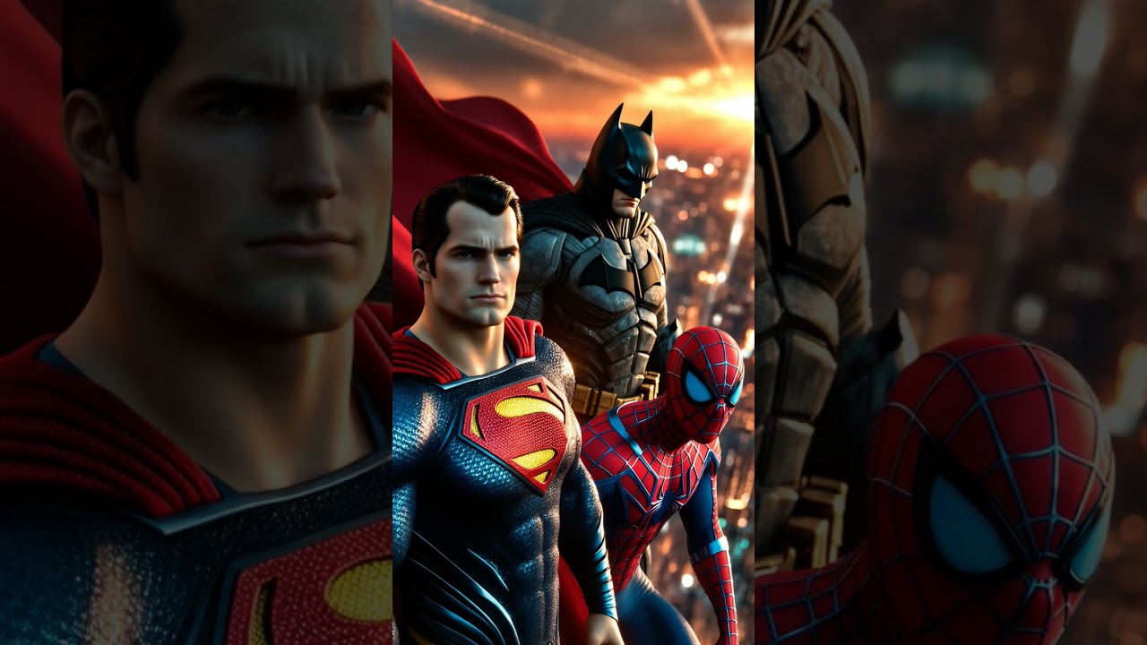 "Superman vs Batman vs Spider-Man | Epic Superhero Showdown 🔥 