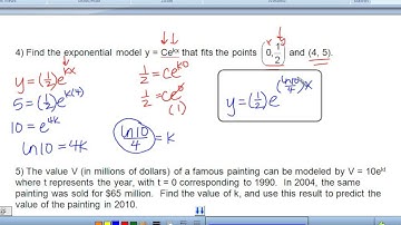 3.5 #1 Exponential and Log Models