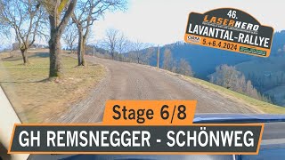 Lavanttal Rallye 2024: Stage 6/8 GH Remsnegger - Schönweg | POV Recce