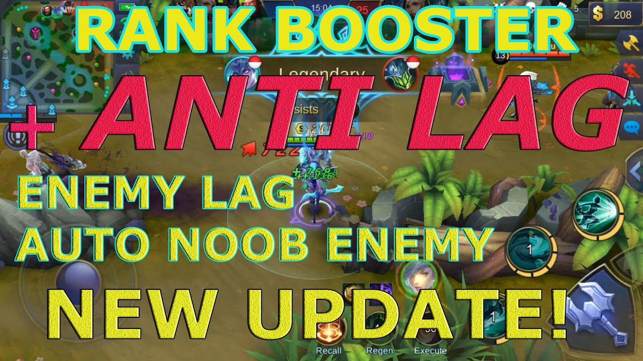 Mobile Legends Rank Booster New Scripts Update! | Anti Lag Script