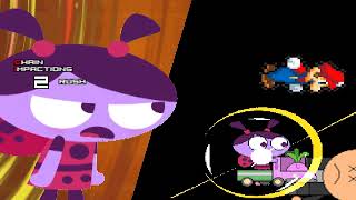 KOF MUGEN Tag Ladybird Lu & Super Better Mario vs DJ Boy screenshot 3