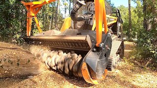 WIDOWMAKER WONDERLAND MULCHING DEAD TREES WITH THE TMC CANCELA