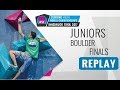 IFSC Youth World Championships Innsbruck 2017 - Bouldering - Male & Female Juniors Finals