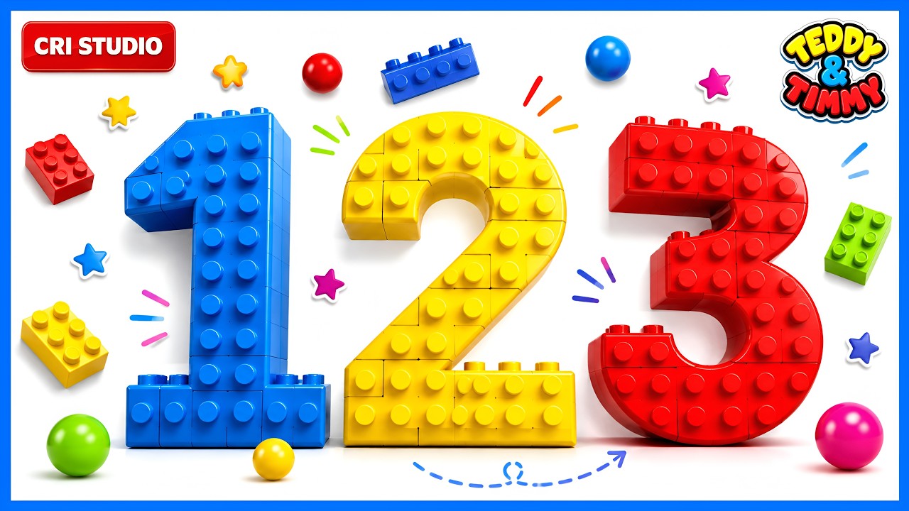 123 Number Names | 1234 Numbers Song | 12345 Numbers for Kids | Learn Counting from 1 To 10