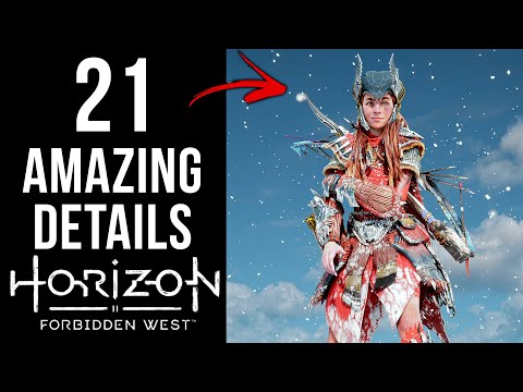21 AMAZING Details in Horizon Forbidden West