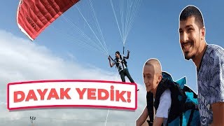 Paraşütle Uçma Mücadelesi̇! (Dayak Yedi̇k)