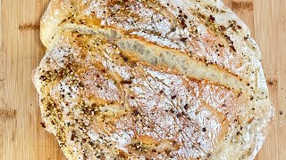 NO-KNEAD ARTISAN BREAD #easy #baking #artisanbread #bakingwithbobs