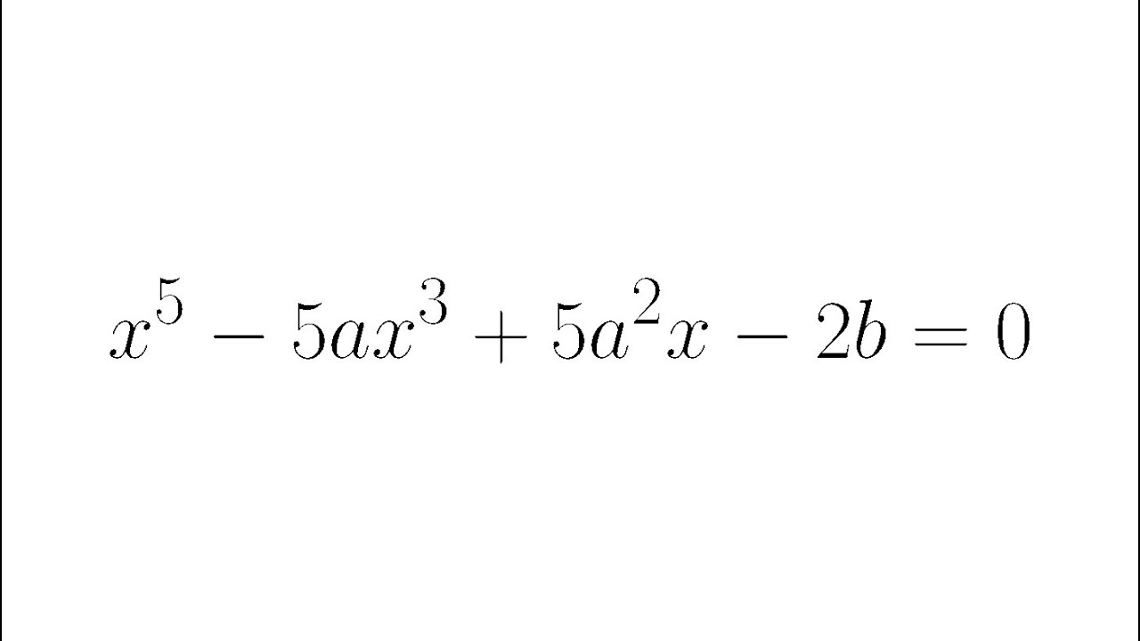 Уравнение пятой степени. Формула для уравнения 5 степени. Формула уравнения пятой степени. Сумма пятой степени.