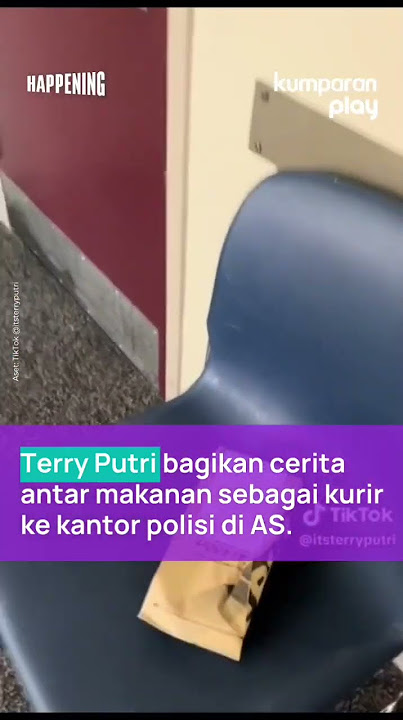 Terry Putri Antarkan Makanan ke Kantor Polisi di AS