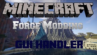 Gui Handler - Minecraft Forge Mods Programmieren #37 [1.8] [German Tutorial]