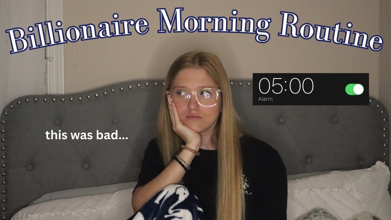 trying-the-billionaire-morning-routine-never-again-youtube