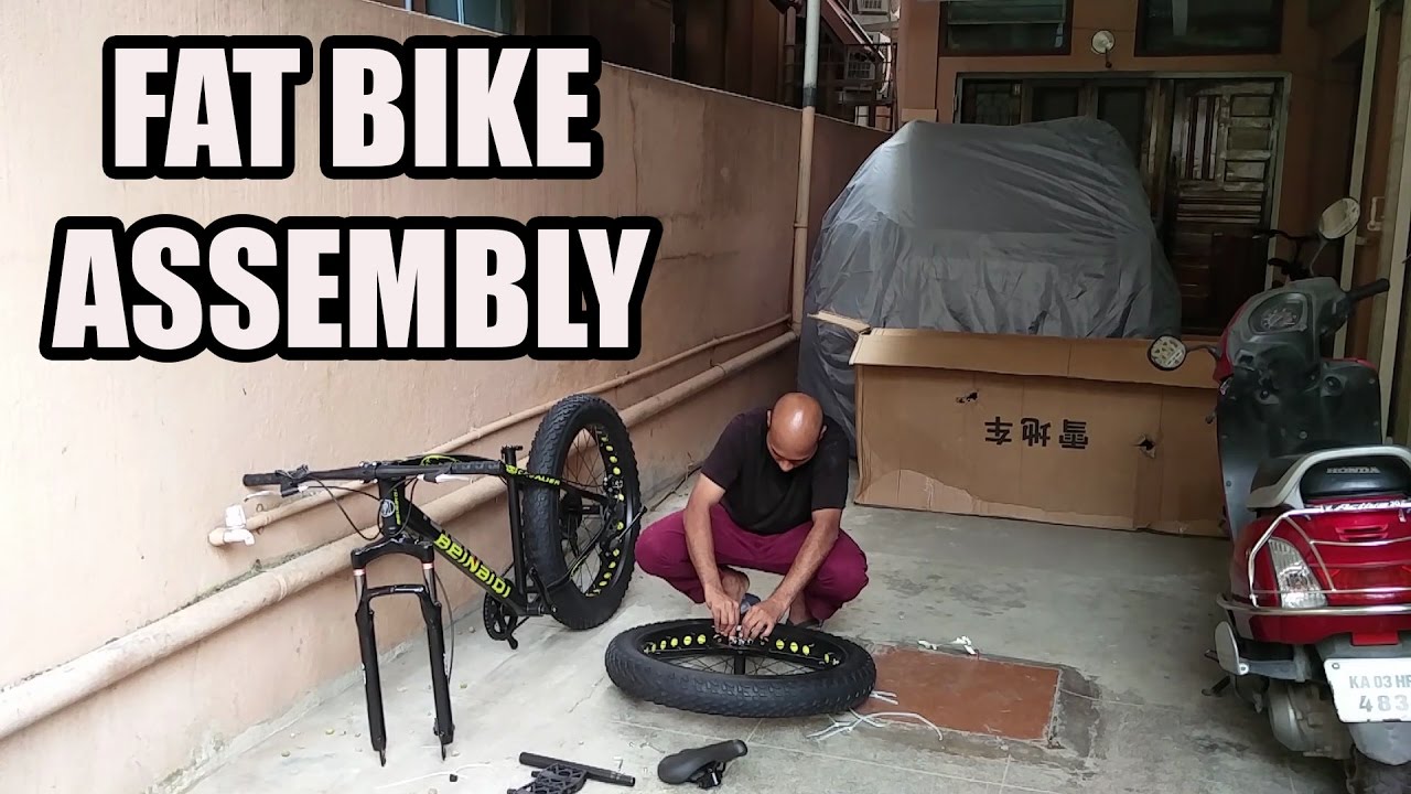 Fat Bike Assembly Fat Tyre Cycle Best Snow Bike YouTube