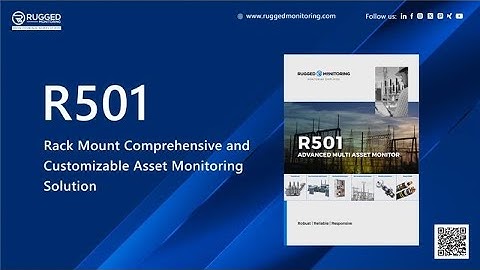 R501 Rack Mount Comprehensive and Customizable Asset Monitoring Solution