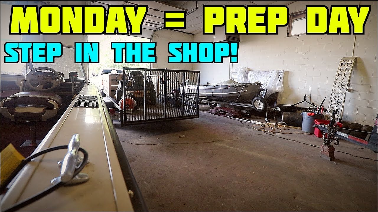 SHOP DAY! My Preparation for the WEEK! lawn care business logos