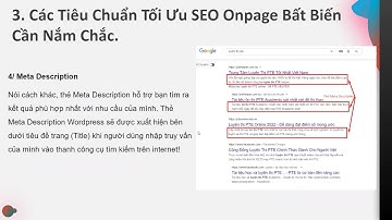 33  Các tiêu chuẩn tối ưu SEO Onpage bất biến cần nắm chắc  Phần 2