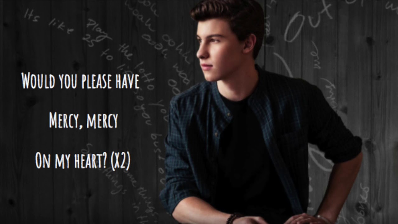 Shawn Mendes-Mercy Lyrics - YouTube