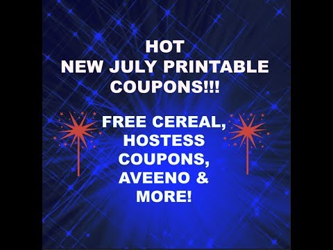 Hot NEW July Printable Coupons!