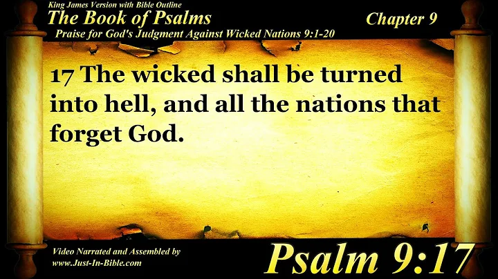 The Book of Psalms | Psalm 9 | Bible Book #19 | The Holy Bible KJV Read Along Audio/Video/Text