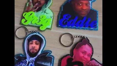 Custom Photo Keychain With Text | starcrossedcharms.com