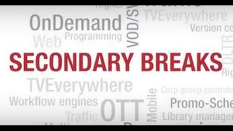 BroadView Software Version 8.0 - Secondary Breaks
