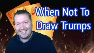 When Not To Draw Trumps - Weekly Free #287 - Online Bridge Tournament