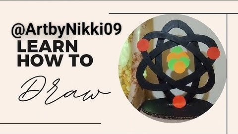 Atom Structure Model 3D Project With Cardboard | Science Project | DIY | ArtbyNikki09