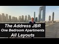 Address JBR | One Bedroom | All 4 layouts