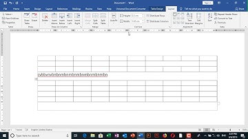Creating Table ,Merge Cells ,Split Cells, Split Table, Adding Rows and Columns