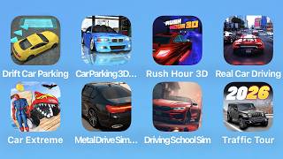 Drift Car Parking,Car Parking 3D,Rush Hour 3D,Real Car Driving,Car Extreme,Metal Drive Simulator screenshot 4