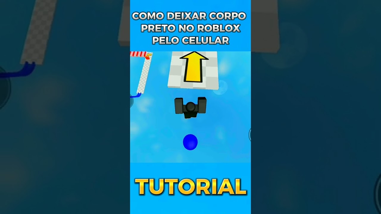 🔥COMO DEIXAR SEU AVATAR TODO PRETO NO ROBLOX PELO CELULAR EM 2022!