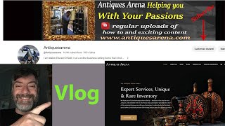 antiques dealer uk online reseller vlog and chat