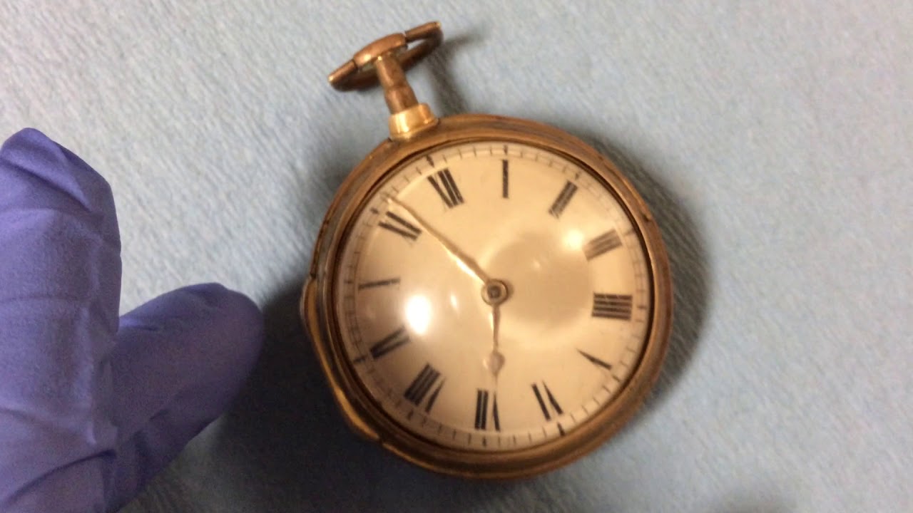 1700s Antique Irish Verge Fusee Pocket Watch with Tortoise Shell Outer Case. YouTube