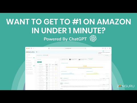 ZonGuru + ChatGPT is HERE — Get Your Product to Page 1 on Amazon in Under 1 Minute! - video from ZonGuru