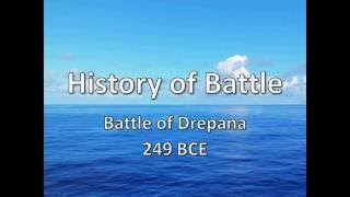 History of Battle  The Battle of Drepana (249 BCE)