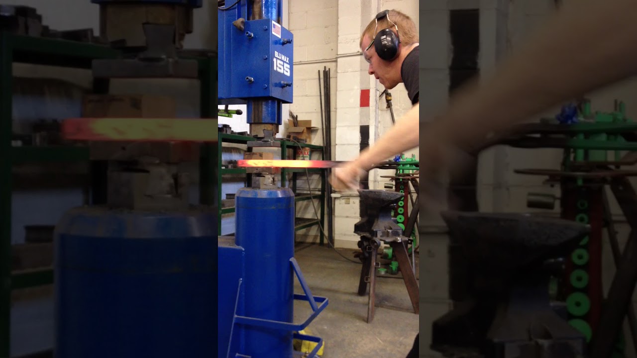 Forging Technique–Wrist Tethered Tooling–Blacksmithing–Powerhammer Tooling