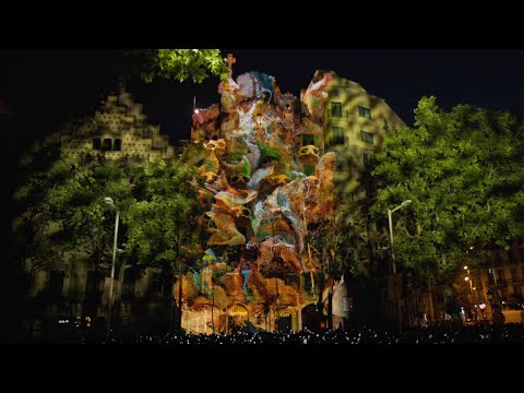 Mapping 4K 2022 "Living Architecture: Casa Batlló" by Refik Anadol (Full Video)