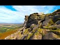 4K Stanage Edge 35th Best British Walk, English Countryside